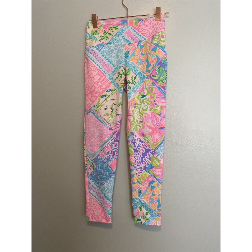 Lilly Pulitzer UPF 50+‎ Multi Block Party Corso Golf Pants SIZE 0